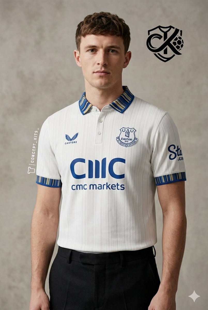 concept_kits_'s tweet image. Castore have collaborated with Paul Smith. What if @CastoreEngland extend that to their football kits. My @Everton concept away kit

#everton #efc #coyb #nsno #utft #evertonians #toffees #thetoffees #goodisonpark #evertonstadium #bramleymooredock #efcfamily #bluearmy #evertonfc