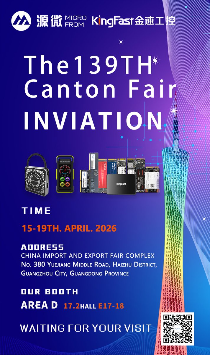 2006Huang's tweet photo. April 15 to 19th, we will at AREA D
17.2 HALL E17-18 of the 139Th canton Fair

and 

April 15 to 16th, ITAD 2026 Europe booth no. 204 at Oceanice Convention Centre in Nice France

Look forward to meet you at there, seeking cooperation opportunity together✌🏻 https://t.co/9oCzbLPQIC