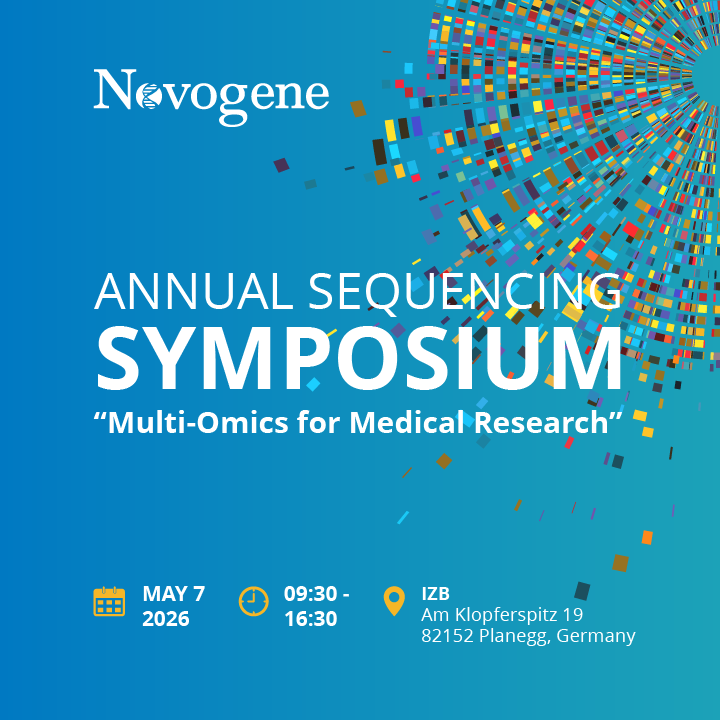 Novogene_Europe's tweet image. 🧬 Join us in Munich for the Novogene Sequencing Symposium 2026: Multi-Omics for Medical Research  

🎤 Speakers from academia and industry confirmed!  

📅 May 7 | ⏰ 09:30–16:30 
📍 IZB, Planegg 
🎟️ Free (registration required) + lunch included  
🔗 tinyurl.com/p388sbke