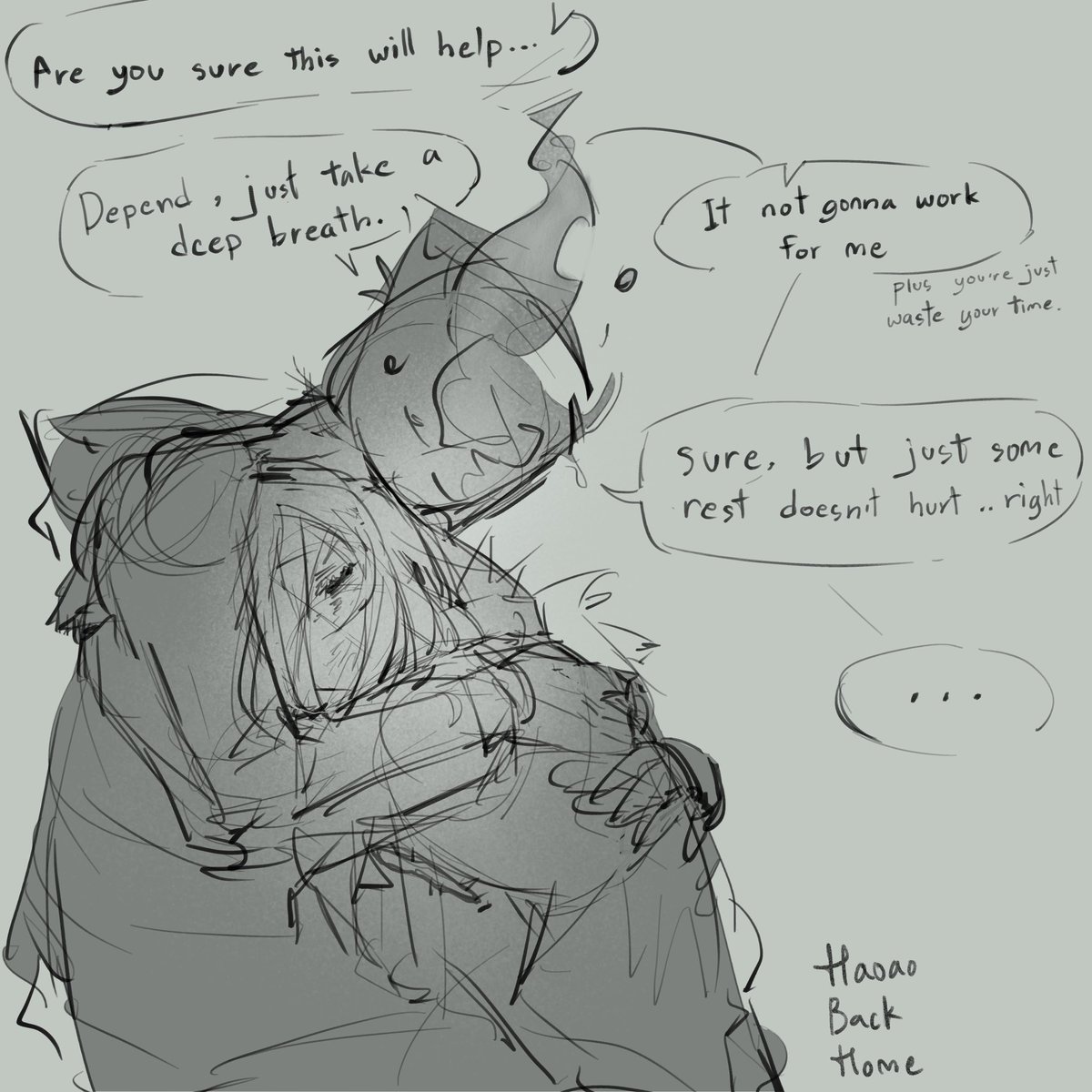 HaoaoBackHome's tweet image. One of my kinda old work, I don’t think I can finish this so here! #killersans #colorsans #colorkiller