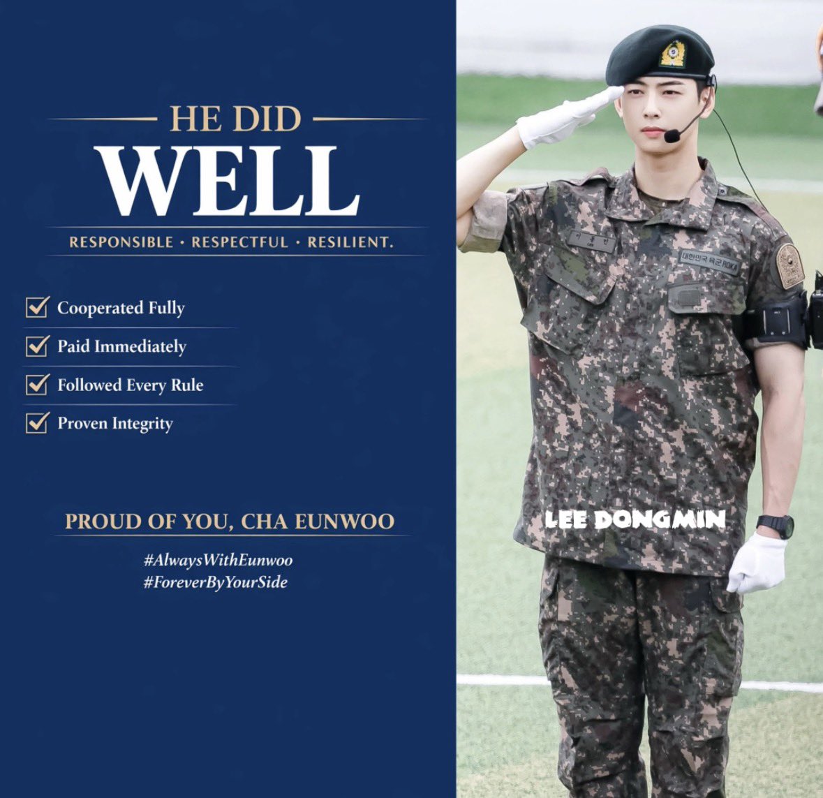 🌟 A Responsible Leader, A Routine Process, A Graceful Closure 🌟
Lee Dong Min (Cha Eunwoo)

💡 Anyone familiar with tax administration will recognize that this was an administrative review and closure, not a criminal or evasive matter. With the final position confirmed and