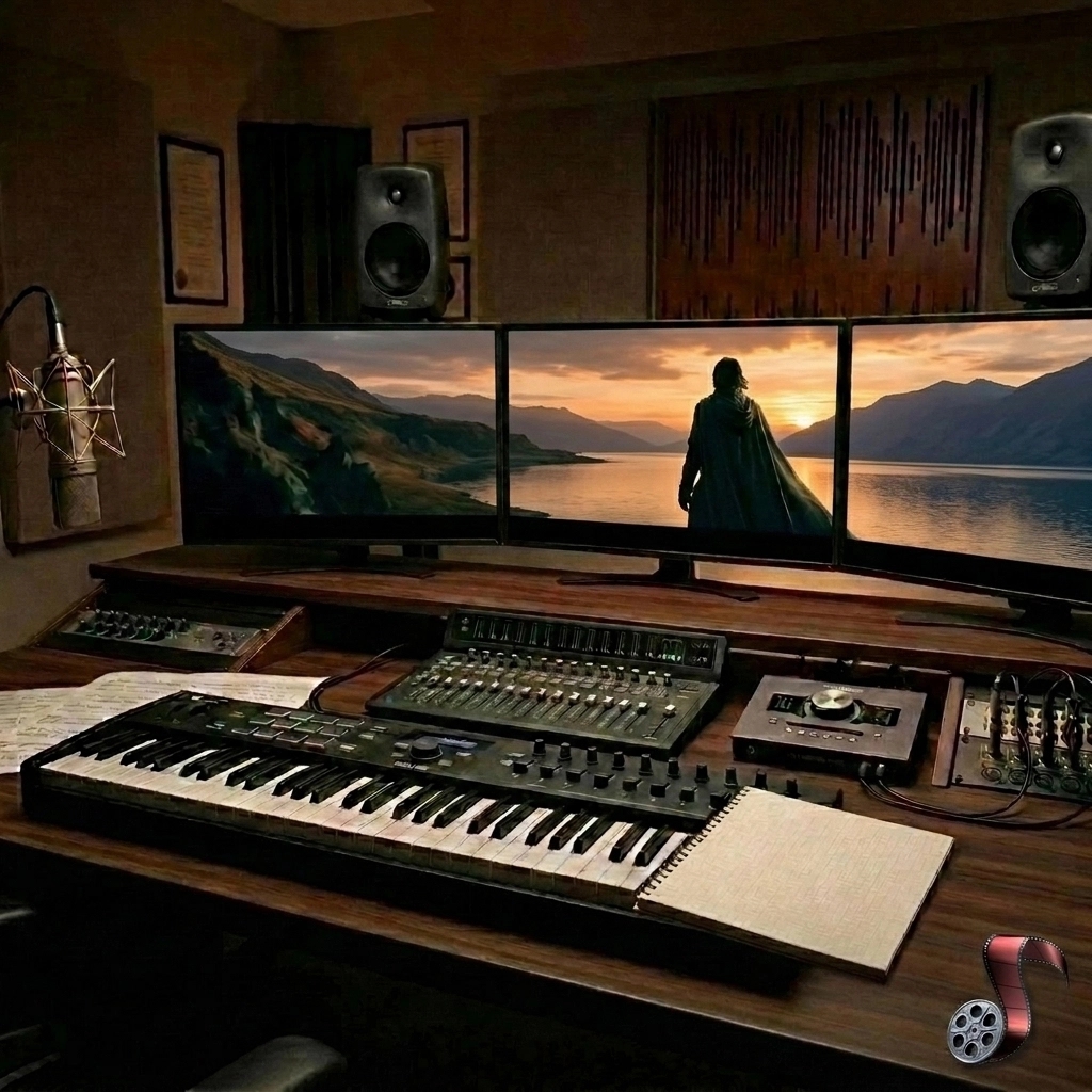 Paul_J_Arnold's tweet image. A film score isn’t just about making music. It’s about emotional architecture.

My job as a composer is to translate a director's vision into a sonic language that resonates deeper than words. 

#FilmScoring #Storytelling #MusicComposer #OriginalScore #Cinema