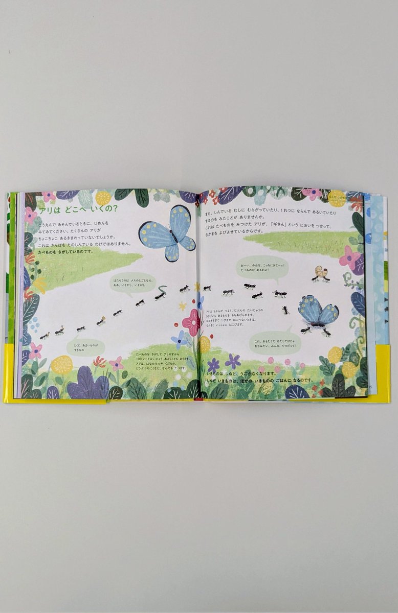 『いきもののふしぎなぜ？どうして？』という絵本を発刊しました。
アリを踏み潰している子の姿を見て、いきもの命って伝えるのが難しいなあと思い、企画。素朴な疑問に答えられる本を目指しました。
takahashishoten.co.jp/book/10489.htm…