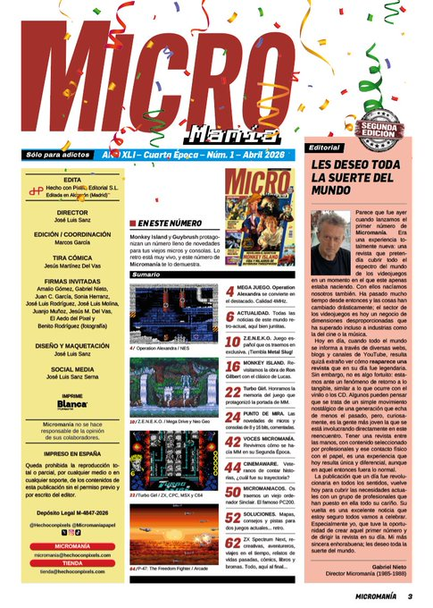 vidaextraretro's tweet image. ⚠️ Última oportunidad para hacerse con el número de #Micromania ⚠️

tienda.hechoconpixels.com/producto/micro…