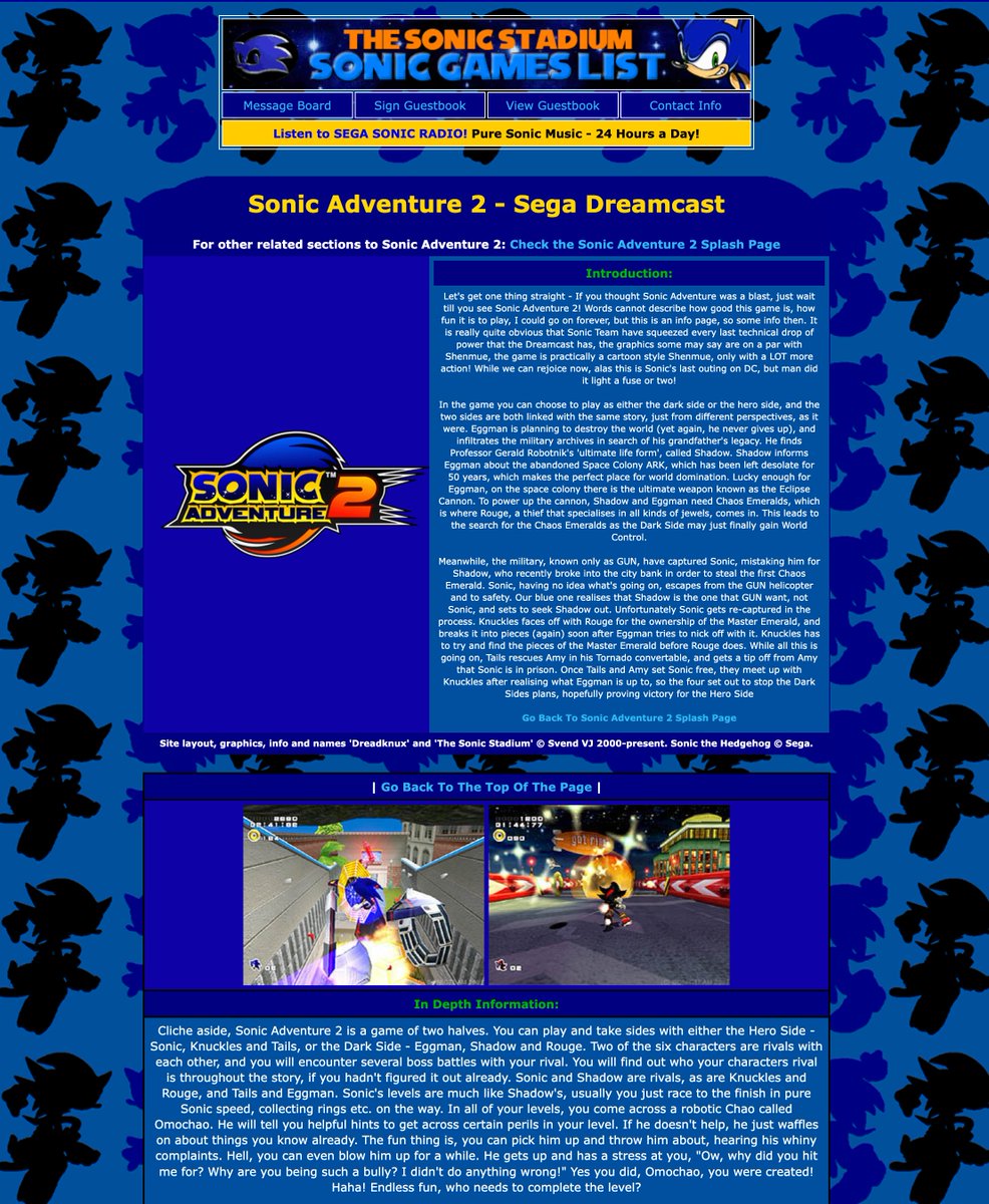 Sonic Stadium ✪ Sonic the Hedgehog News & Forums tweet media