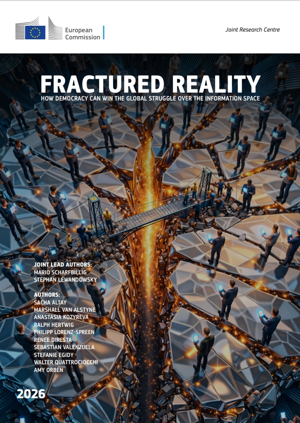 JGomezraja's tweet image. 🚨Disinformation is a global power struggle—and democracy needs a strategy
The @EU_Commission's #Knowledge4Policy report “Fractured Reality” explores how democracies can respond to fractured information ecosystems while staying true to democratic values
🔗 knowledge4policy.ec.europa.eu/projects-activ…