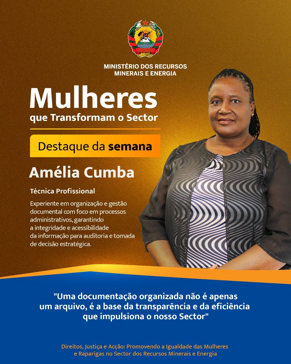 MIREME- Ministério dos Recursos Minerais e Energia tweet media