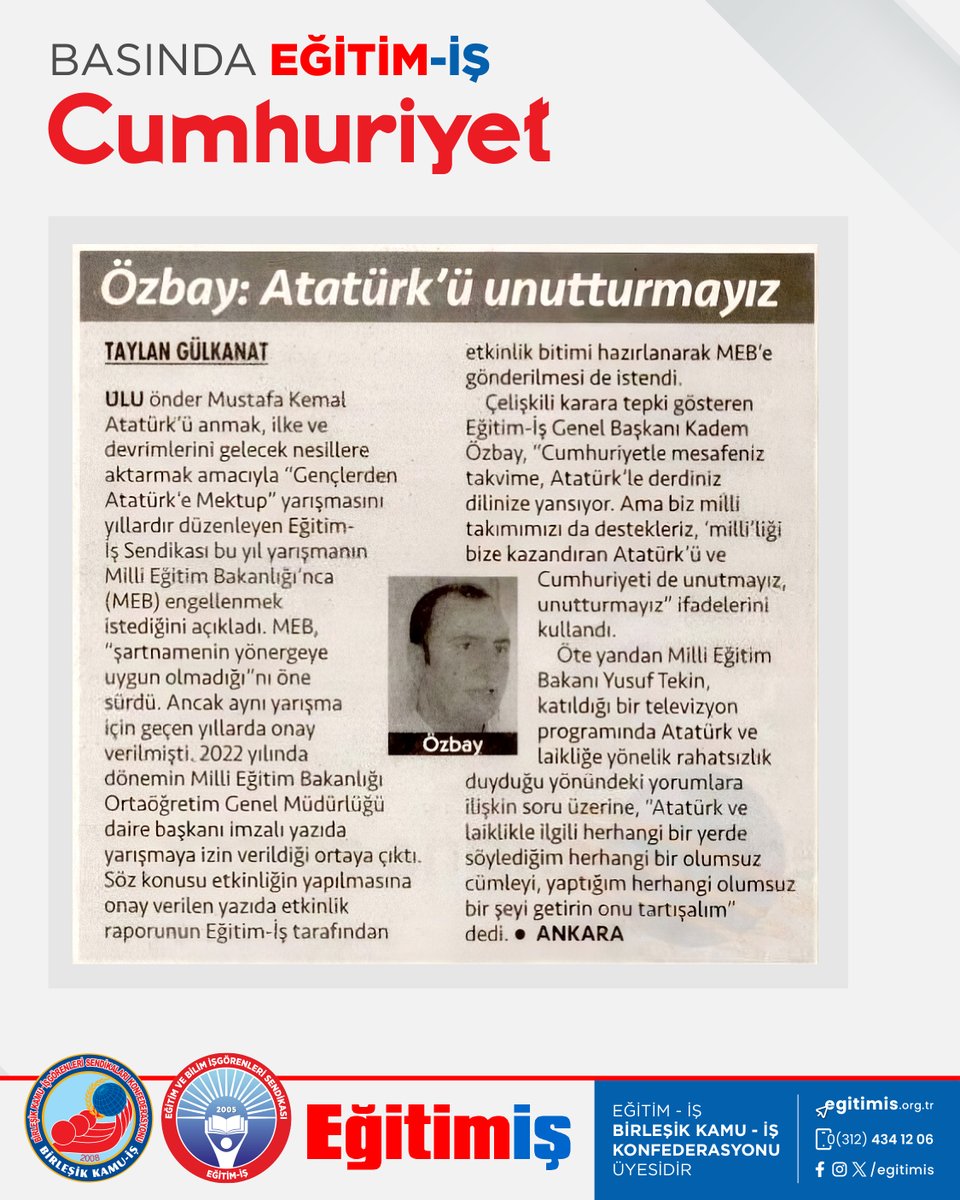 Eğitim İş Genel Merkezi tweet media