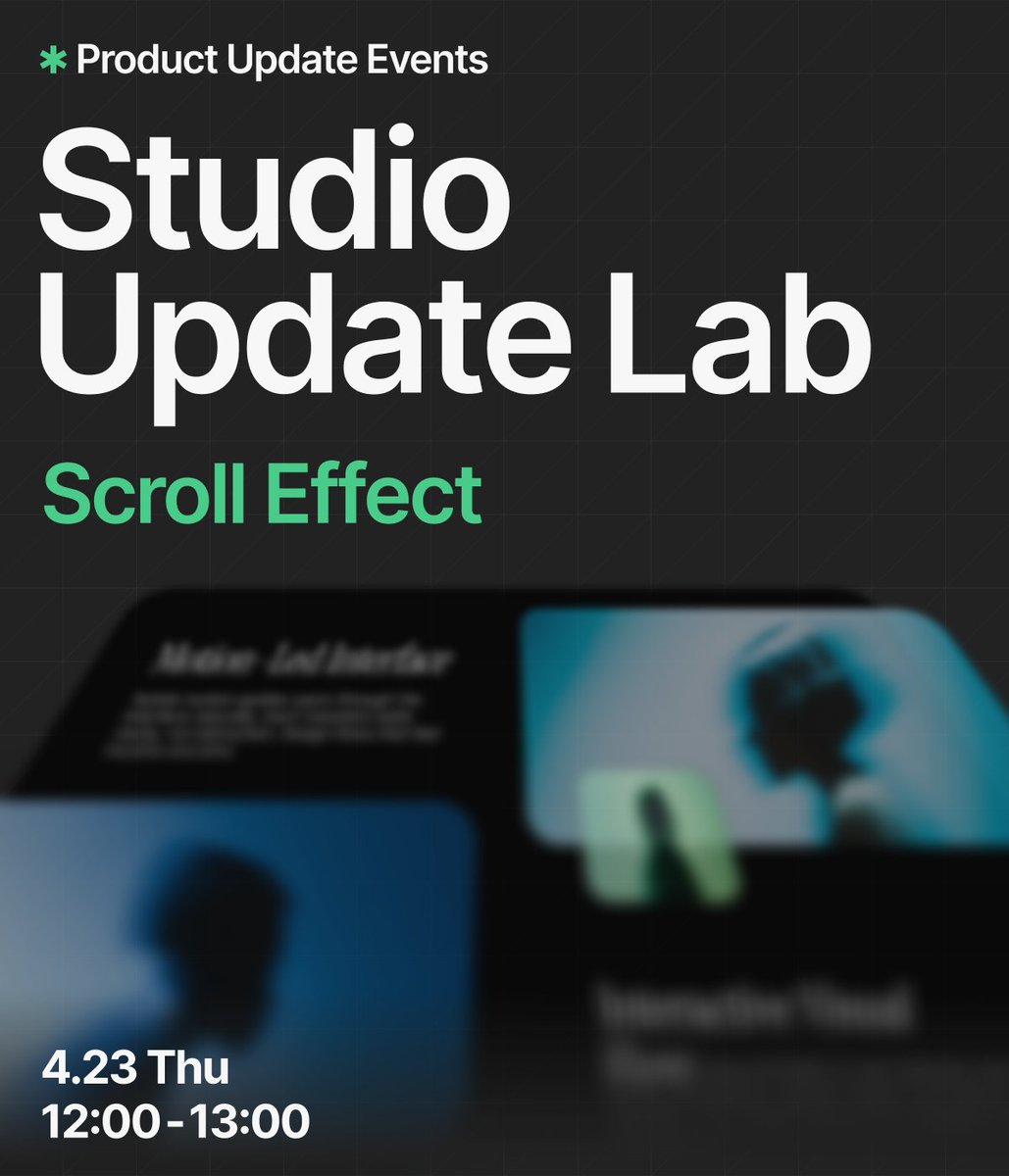 Studio | Web制作を、ノーコードで。 tweet media