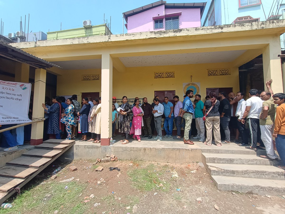 ThingsGuddu's tweet photo. Assam Assembly Election 2026 at 36 - Guwahati Central : Netaji Subhash Vidyapeeth 
@guwahaticity
@guwahatiplus
#AssamAssemblyElection2026 https://t.co/gpPGI1BAEP
