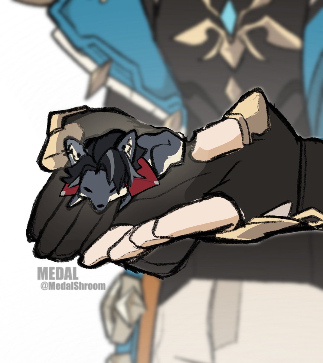 MedalShroom's tweet photo. hold him gently…. https://t.co/FE7EfaqnpB