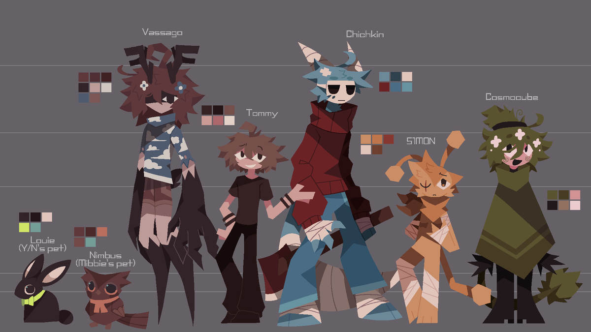 YABOVERSE_112's tweet photo. Also... Here! Characters from "Nature of Danger", I hope you like it. Btw, Tommy is my selfsona, the rest of my friends' characters are in the first photo, but only in my version, and Kooper is my Connorsona :D

#daveandbambi #popcornedition #oc #au https://t.co/6AevT5XJis