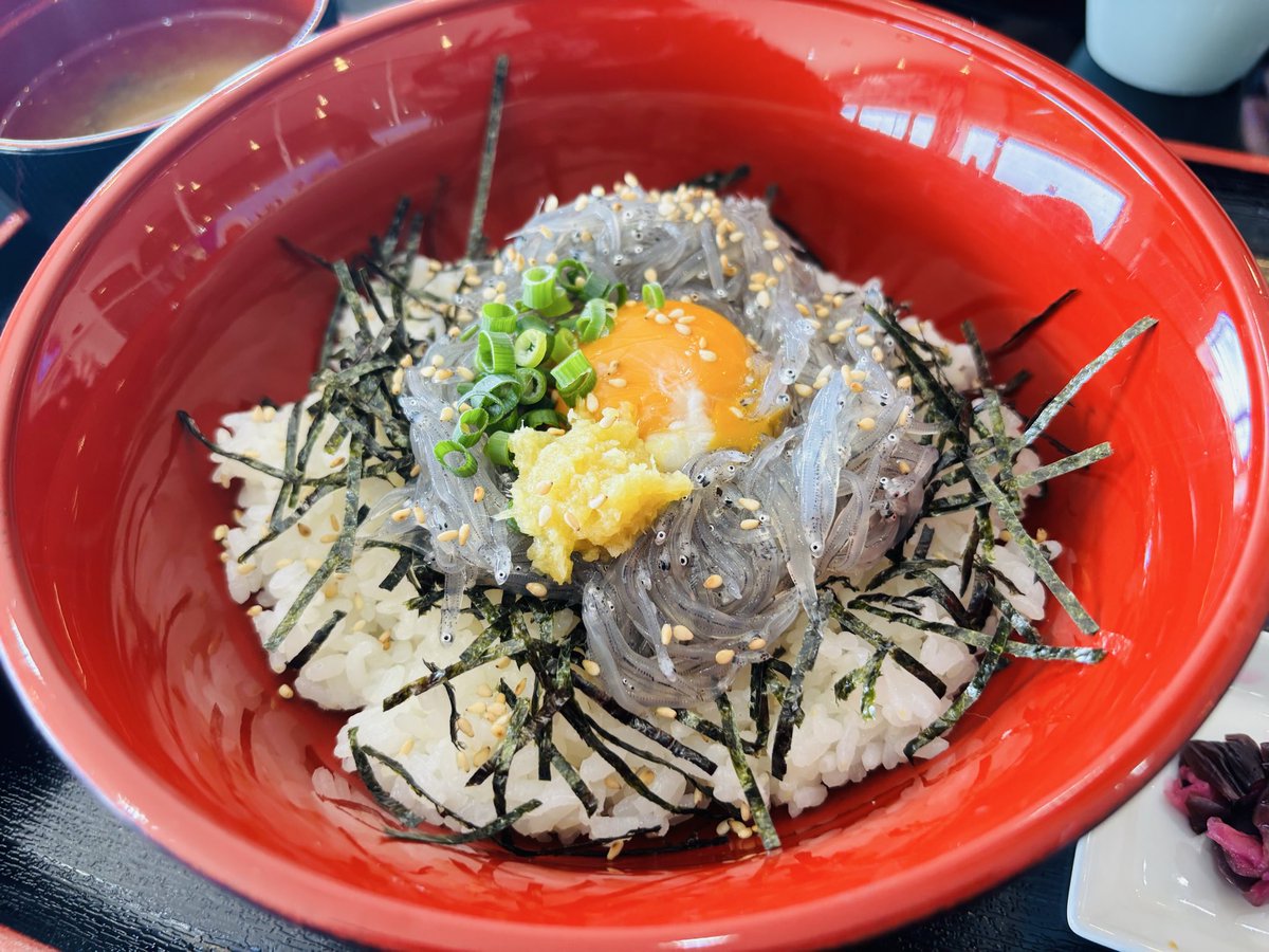 water88ml's tweet photo. しらすの八幡で生しらす丼食べて沼津港で牛モツ煮と抹茶ソフト食べた！美味しかった！ https://t.co/4cNh6u4fmC