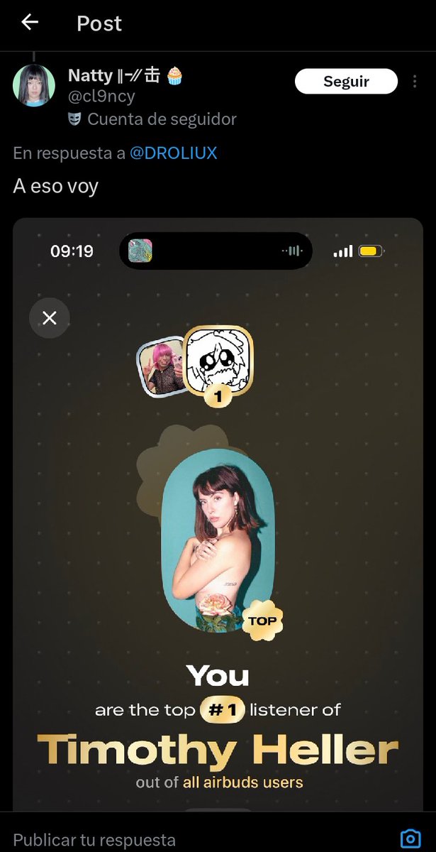 akosfrog2's tweet photo. @XxJetkofanx2 Don't say that, can't you see that my little sister @cl9ncy is streaming Timothy Heller so she can become the new queen of pop? 🙄 https://t.co/gtxhVPtpAO