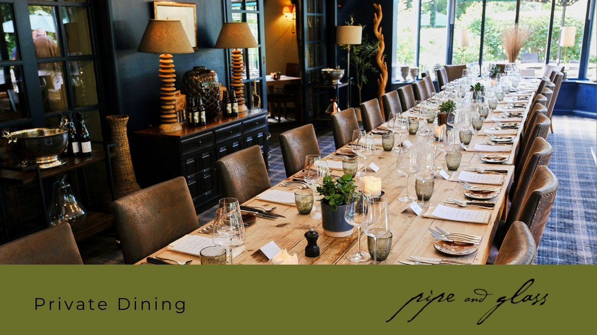 pipeandglass's tweet image. Discover our two private dining spaces, ideal for a celebration, family get together or business event. Contact us for further details.
#pipeandglass #michelinstar #privatedining #tailoredtoyou