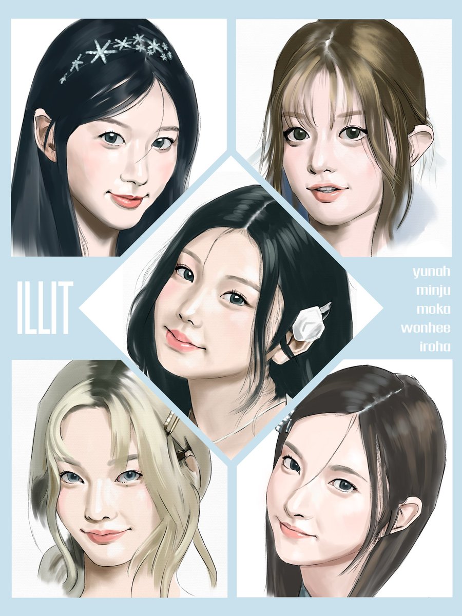 507lover's tweet photo. TikTokにてリクエストで描いたILLIT
元の素材写真はノンノの表紙から
#illit #アイリット #fanart #procreate @ILLIT_official @ILLITjpofficial https://t.co/pTy7DdxYru