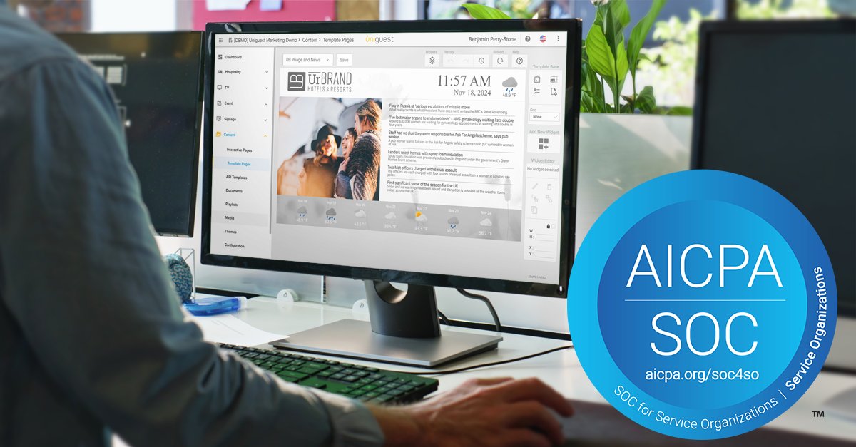 uniguest's tweet photo. Uniguest had achieved a SOC 2 Type 1 certification for Hub cloud platforms 🙌

The milestone reflects Uniguest’s continued investment in strengthening the reliability and resilience Hub – ensuring customers can deploy solutions with confidence 🚀🤝

#Uniguest #CyberSecurity https://t.co/2rP08Y4Xou
