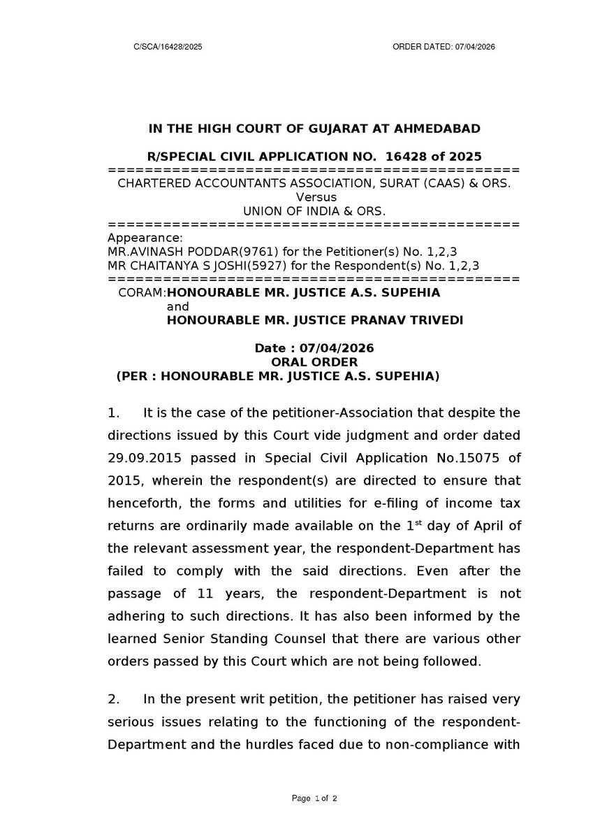 Chartered Accountants Association, Surat tweet media