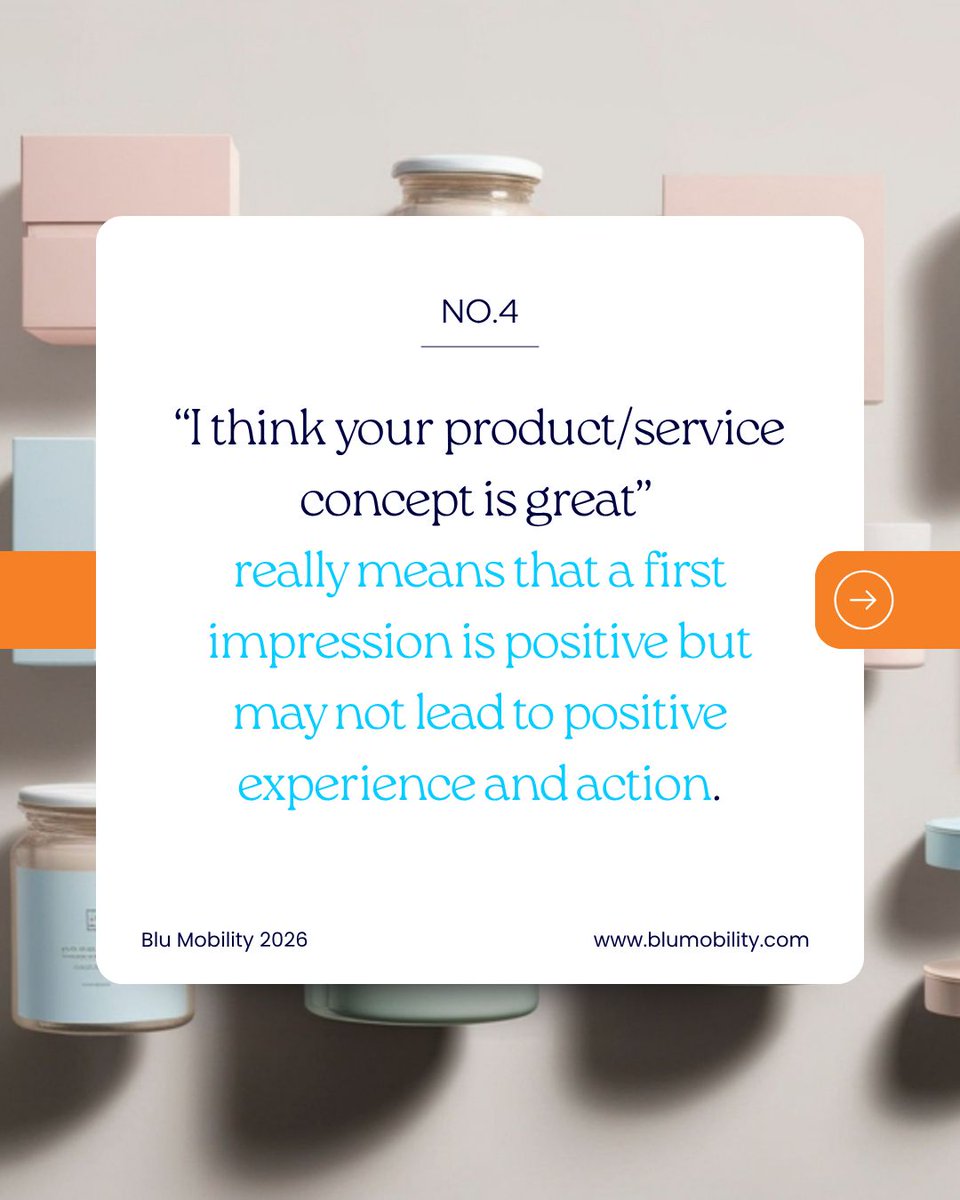 BluMobility's tweet photo. For Example if a customer says “Your product/service should be more like your competitor’s” 
what they really mean is that they like your product/service but they prefer what the competitor offers. 

#blumobility #blumobility2026 https://t.co/26NY6BfCRF