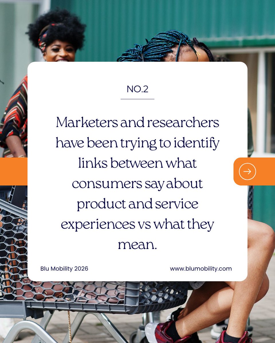 BluMobility's tweet photo. Reliable consumer insights are essential for businesses to make informed product decisions.

Marketers and researchers have been trying to identify links between what consumers say about product and service experiences vs what they mean. https://t.co/UrQw0QXDDO