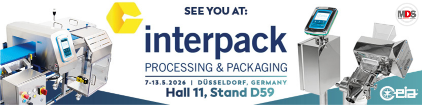 MDSCEIA's tweet photo. ⚙️ See you at interpack 2026

MDS will be attending interpack 2026 alongside CEIA, the global meeting place for the processing and packaging industry.

📍 Hall 11, Stand D59
📅 7–13 May | Düsseldorf, Germany

We look forward to seeing you there.

#interpack #MDS #CEIA https://t.co/LxA27MEoTC