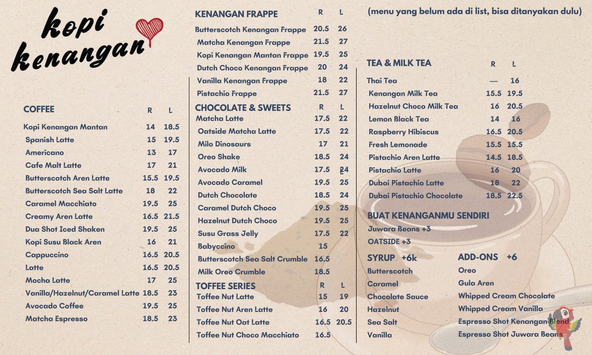 Menu Roti Kopken YUK BELI FORE, KOPKEN, TOMORO, JANJIW harganya JAUH LEBIH MURAHHH ...
