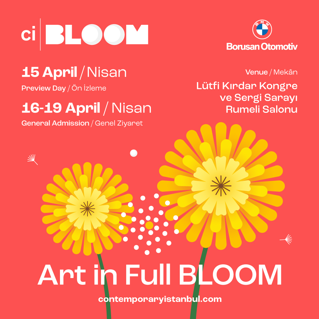 ArtfulLivingArt's tweet photo. Contemporary Istanbul tarafından düzenlenen CI BLOOM, 5. edisyonuyla 15-19 Nisan tarihleri arasında Lütfi Kırdar Rumeli Salonu’nda sanatseverlerle buluşacak. https://t.co/thNMwG3R0U (@Contemporaryist) https://t.co/K5gngIR6yG