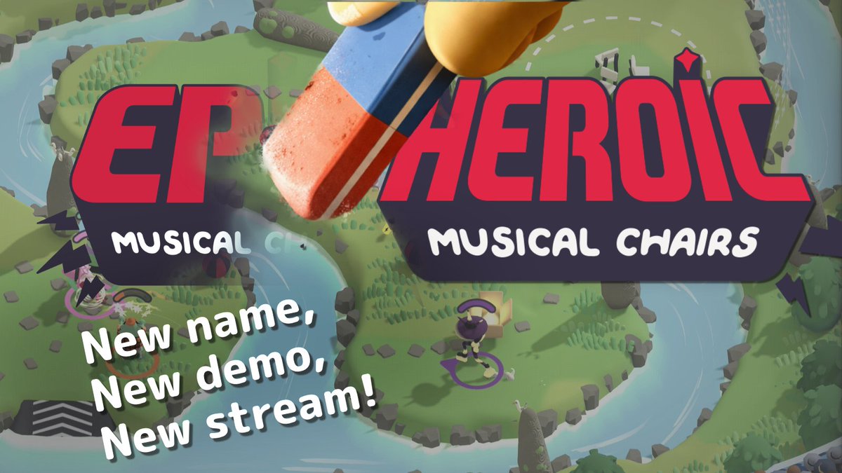 HEROIC MUSICAL CHAIRS ➡️ Wishlist Now ! tweet media