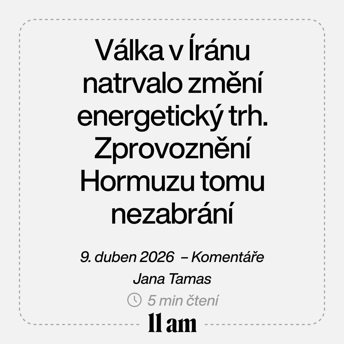 11am - Newsletter pro klíčová rozhodnutí tweet media