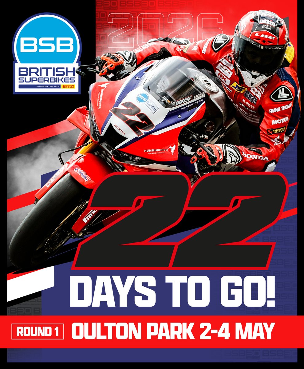 OfficialBSB's tweet image. Happy @ohalloran22 Day in the countdown to the @Oulton_Park season opener

22 days to wait @HondaRacingUK 😃

🎟️ bit.ly/26-R1-OultonPa…