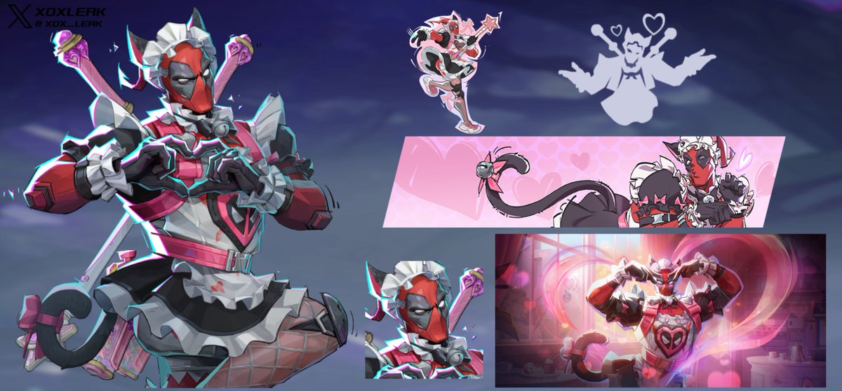 Marvel Rivals Launches Deadpool Maid-Pool Skin Event