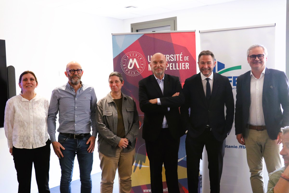 umontpellier's tweet image. Signature hier de la convention entre l’Université de Montpellier et la Fédération Française du Bâtiment en Occitanie 🤝Un partenariat renforcé autour de l’ #IA pour accompagner la transformation du secteur du bâtiment et soutenir l’#innovation, la #formation et la #recherche. 🚀