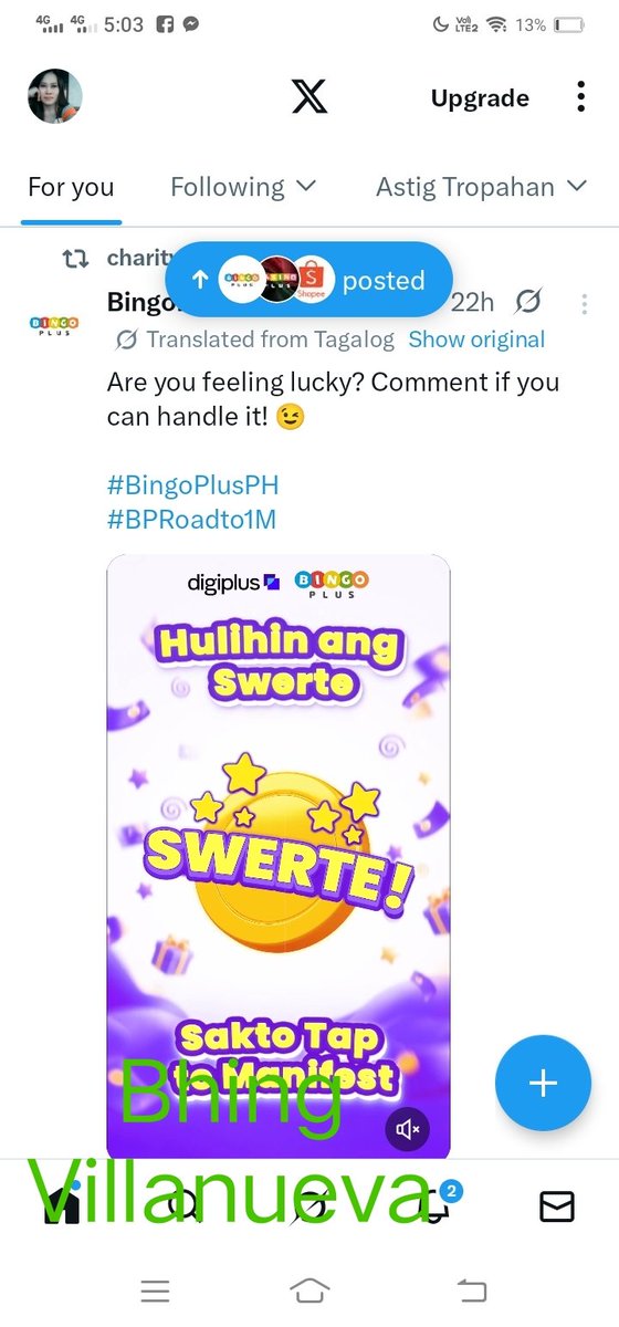 Bhing Villanueva tweet media