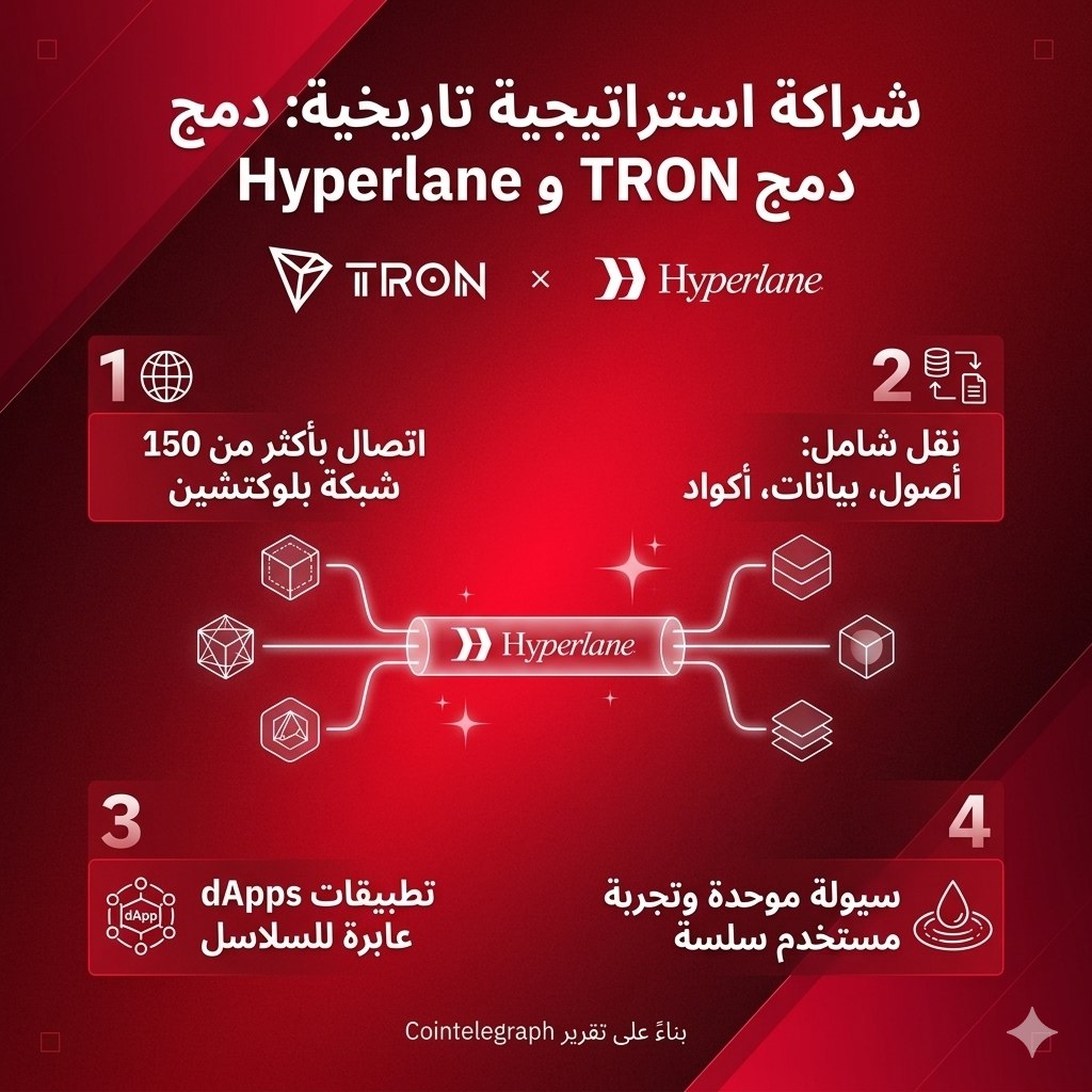 MAGDYY125's tweet photo. أعلنت TRON DAO رسميًا عن دمج شبكة TRON مع بروتوكول @hyperlane، الرائد في نقل الرسائل بين الشبكات (Cross-chain) بدون قيود. 🤝
هذه الخطوة ليست مجرد ربط تقني، بل هي توسع استراتيجي يفتح آفاقاً جديدة للمطورين والمستخدمين على حد سواء. 👇
#TRON #Hyperlane #Blockchain #Web3
#TRON #TRONGlobalFriends @trondao @TronDao_AR @justinsuntron