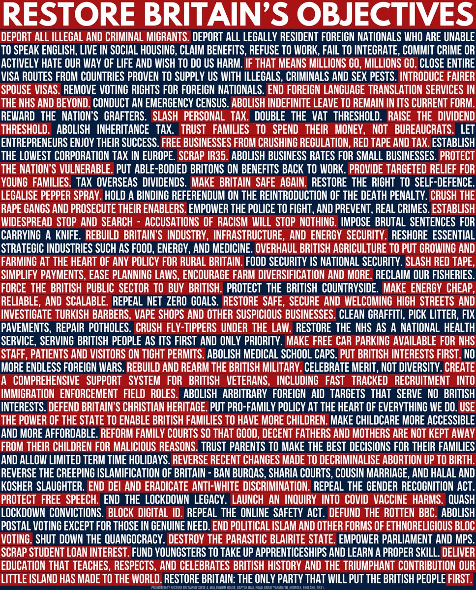 Restore Britain tweet media