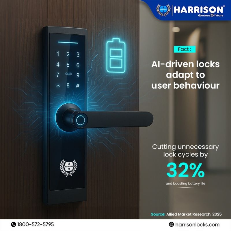 Harrison_Locks_'s tweet image. AI is redefining security and so are we. 🔐

Harrison’s AI-powered smart locks learn, adapt &amp;amp; optimize cutting lock cycles by 32% for smarter access, longer life &amp;amp; better efficiency.Because real innovation creates lasting value.#HarrisonLocks #SmartSecurity  #FutureOfSecurity
