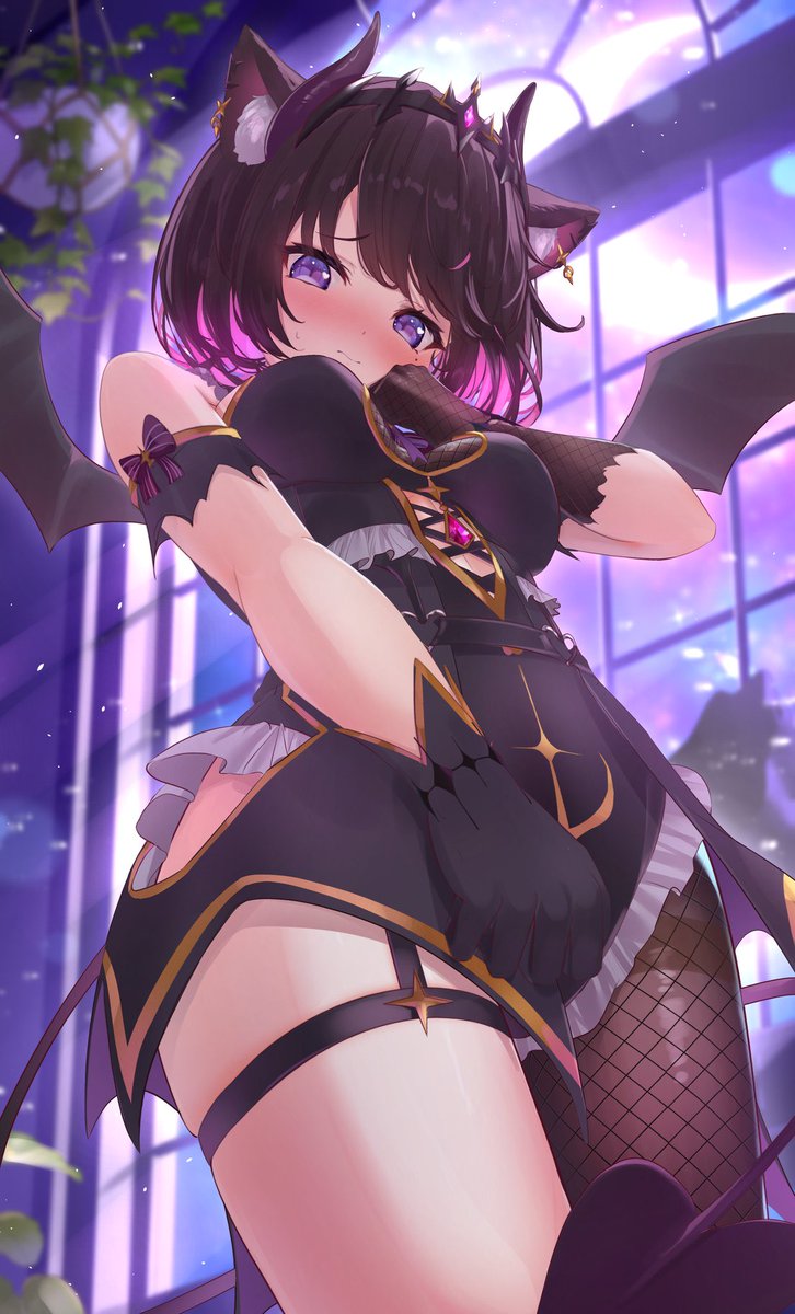 〜恋惡まよと付き合うメリット〜

・カワボで毎日癒される
・甘えられる+膝乗り黒猫モードが可愛すぎる
・猫耳撫で放題で保護欲が満たされる
・特別扱いでめちゃくちゃ大事にする
・小悪魔なのに根は素直で甘い
・夢に向かって頑張る姿を一番近くで応援できる

⬇️デメリット