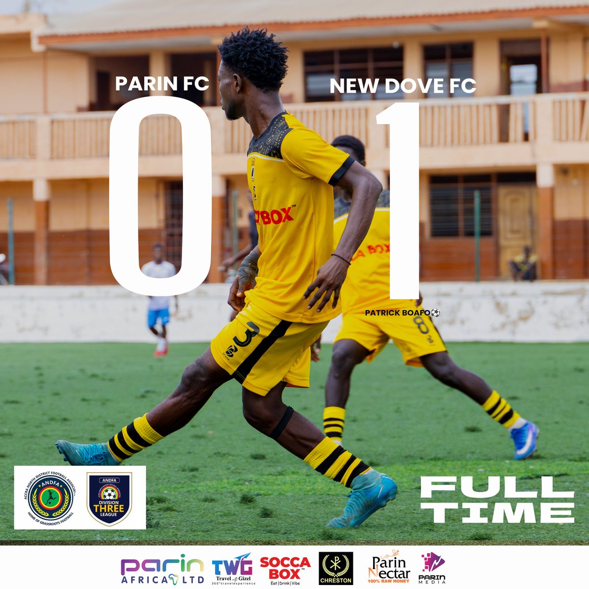 Parin_fc's tweet photo. Full time. Not the result we wanted, but the work doesn’t stop. We learn, we grow, we go again.

#ParinFC #MatchDay #FullTime #DivisionThree #GhanaFootball #GameDay #FootballJourney https://t.co/vN4Z6lljIa