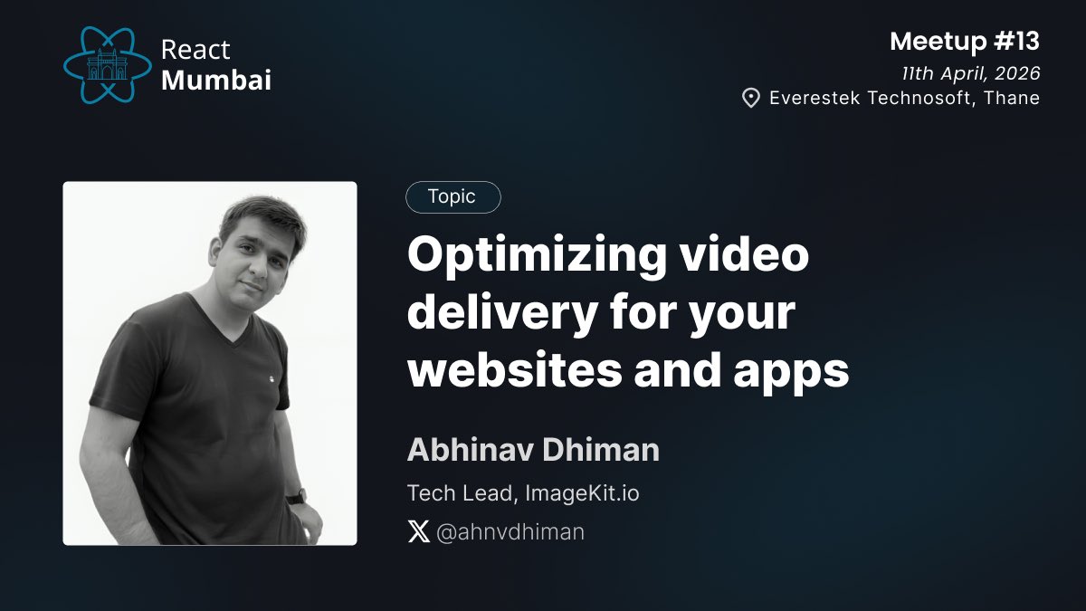 React Mumbai tweet media