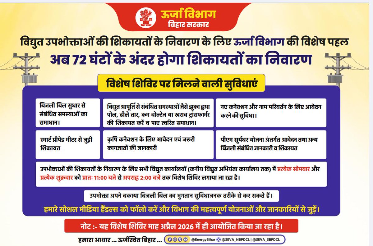 Bihar State Power Holding Company Limited tweet media