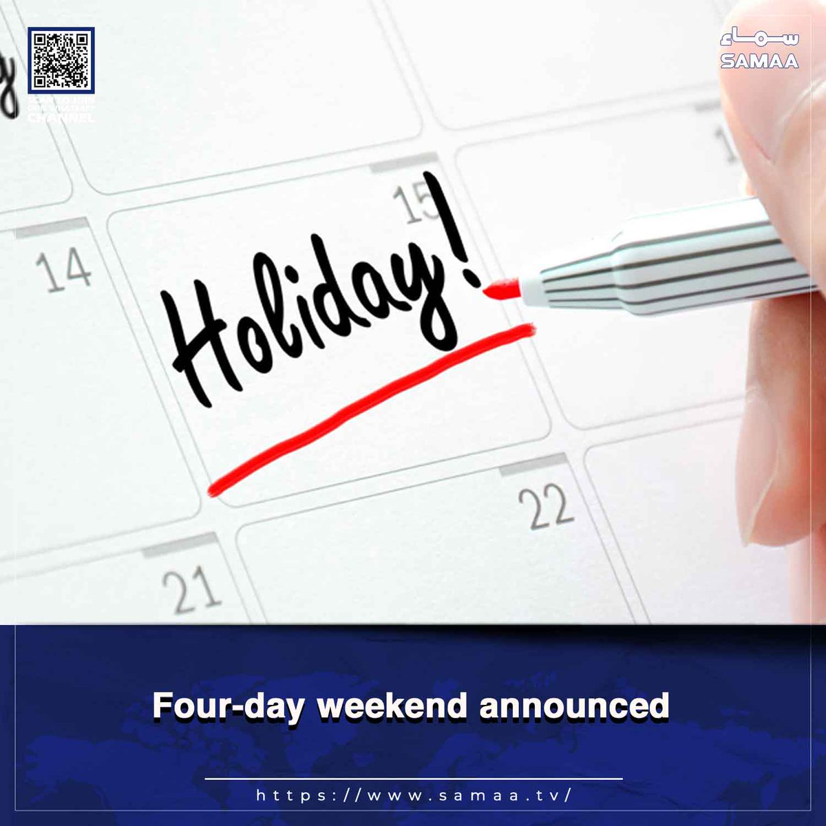 SAMAATV's tweet image. Authorities enforce strict measures, closures as foreign delegations arrive

Read more: samaa.tv/2087349031

#SamaaTV #holidays #weekend #Pakistan