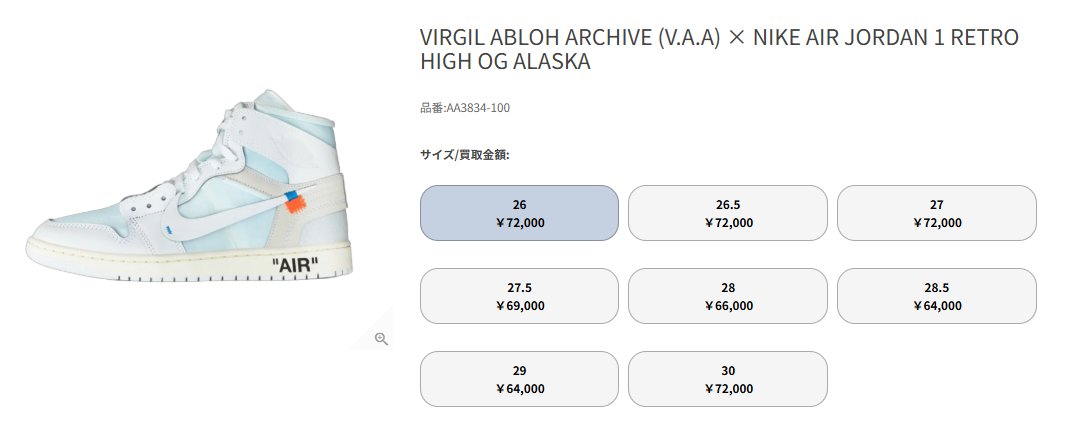 🔥買取強化中🔥 👟【商品名】Virgil Abloh Archive (V.A.A) × Nike Air