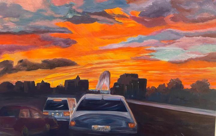 Nadasuleimani's tweet photo. Art of the Day! "Jeddah sunset". Buy at: https://t.co/7cZ4p9AZs4 https://t.co/TSXTdPbp3O