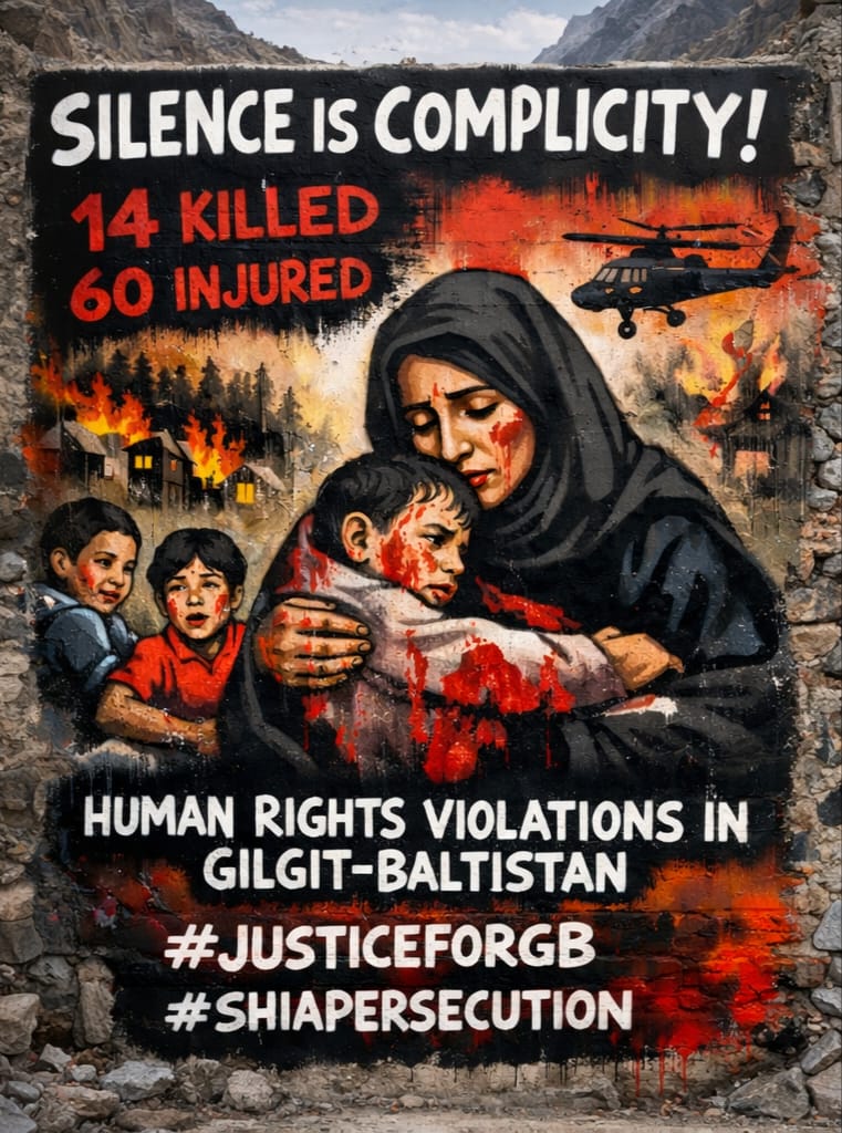ShahilChau48023's tweet photo. Civilians killing/ injured including children. This is Pakistan's "law & order" in occupied Gilgit-Baltistan. Shias are being hunted in their own homeland. Silence is complicity.
#POGB #ShiaPersecution #HumanRightsViolations #JusticeForGB #GBTourism https://t.co/HxPVYGGOeU