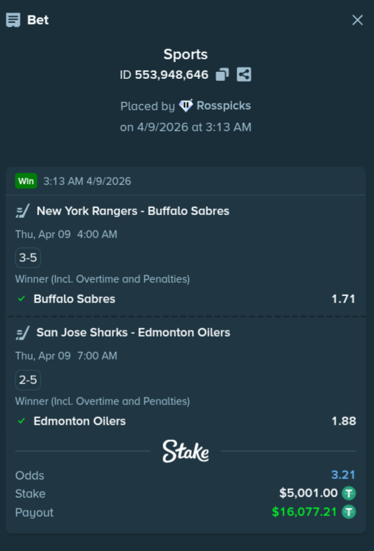 Ross picks tweet media