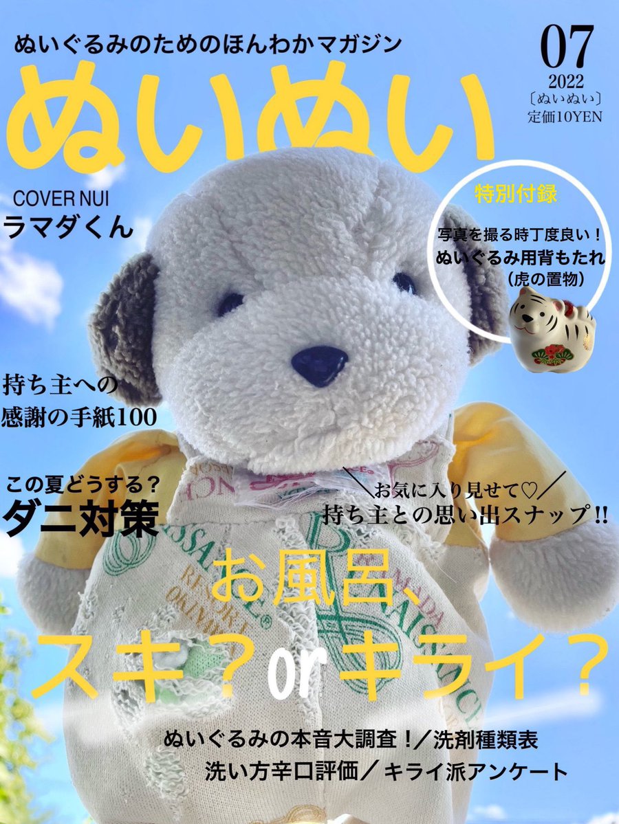 ぬいぐるみ向け雑誌🧸📘