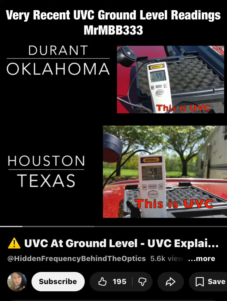 darshan_orion's tweet image. #ManMadePoleShift👉NOT NATURAL
#DeadlyUVCradsAtGroundLevel☠️☢️

UVC Rays in the Sunlight?
youtu.be/Ml5tJHxyuzw?si…

youtu.be/J8q19HYOCmo?si…

George King predicts (1960)
youtu.be/DyDYMO3MZVU?si…

Reporter's grave radiation discovery on board a plane
youtube.com/watch?v=tIphDd…