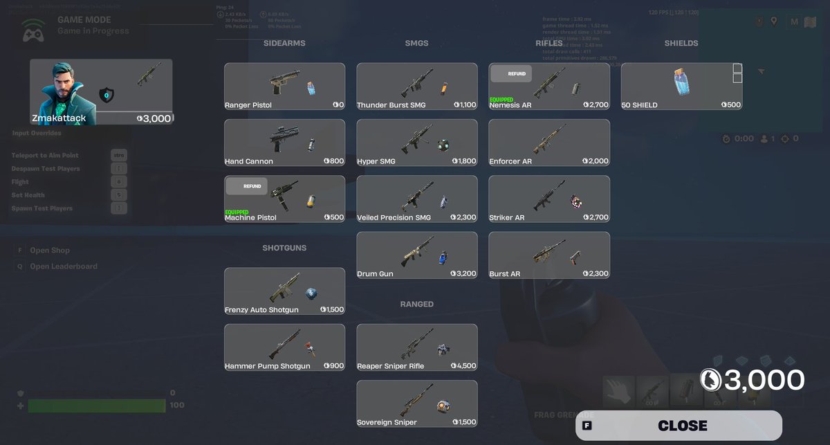 UEFNZmakattack's tweet image. These currently are all the weapon kits you can select in Ballistics Remix
#UEFN #Fortnite #Verse
feedback is appreciated