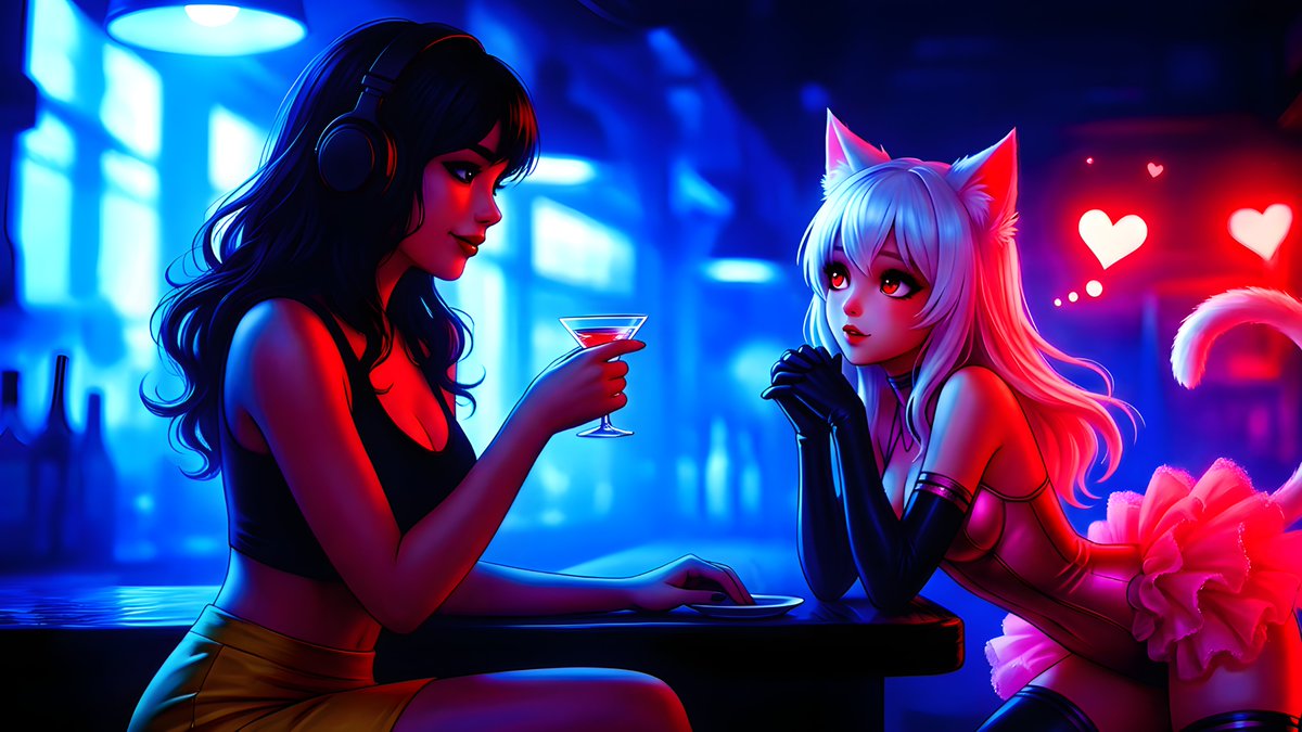 MusicDca's tweet image. Neon Whispers and Cocktail Dreams 🍸✨
“She leans closer, not to hear—but to feel the quiet electricity between them.”
#AIart️️️️️️️️️️️️️️️️️️️️️️️️️️️️️️️️️️️️️️️️️️️️️️️️️️️ #ElectricNights #MidnightVibes