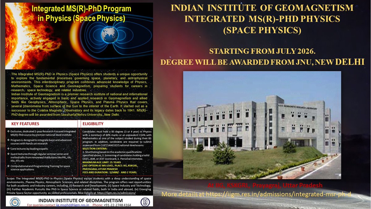 Indian Institute of Geomagnetism tweet media